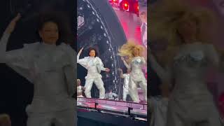 Blue Ivy Gets On Stage To Perform quotMy Powerquot with Beyoncé [upl. by Adnalahs]