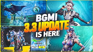 🤩 BGMI 33 UPDATE RELEASE DATE MYTHIC FORGE CLASSIC CRATE amp PREMIUM CRATE  HOW TO UPDATE [upl. by Warfeld]