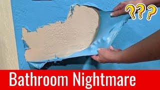 Avoid Paint Peeling on Bathroom Walls Watch Before Painting [upl. by Owena513]