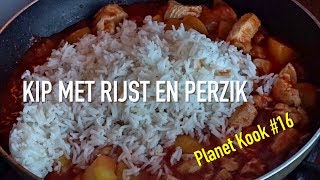 Kip met rijst en perzik  Planet Kook 16  Planet Michell [upl. by Sherborne]