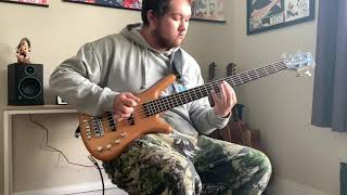 Polyphia  Look But Don’t Touch verse bass cover [upl. by Eevets]