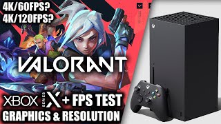 Valorant  Xbox Series X Gameplay  FPS Test [upl. by Arimak]