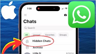 How To Hide WhatsApp Message Conversations on iPhone  Hide WhatsApp Chats [upl. by Aihsem]