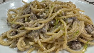 Spaghetti Artigianali con Alici Scorza di Limone e Pecorino Romano [upl. by Rajiv]