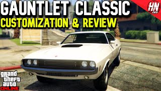 Bravado Gauntlet Classic Customization amp Review  GTA Online [upl. by Nnylaf]