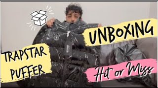 Trapstar Puffer Jacket Unboxing [upl. by Norene]