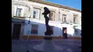 Lola Flores Statue in the heart of Barrio de San Miguel Jerez de la Frontera [upl. by Llertnauq]