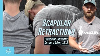 Scapular Retractions YOUTUBE [upl. by Toh]