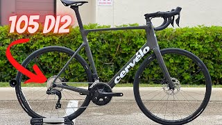 SHIMANO 105 DI2 12 SPEED 2023 CERVELO SOLOIST 105 DI2 WHATS THE WEIGHT [upl. by Eille302]