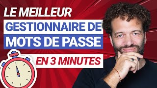 Meilleurs Gestionnaires de mots de passe en 2024  Top 3 fournisseurs en 3 minutes [upl. by Golden]