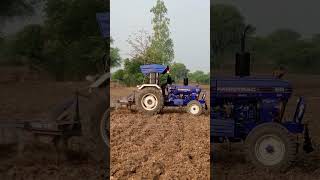 Farmtrac 60 💙🚜 On Farming youtubeshorts farmtrac60 tectorvideo trending shorts viralvideo [upl. by Noyrb353]