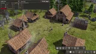 ASMR Lets Play Banished 1 hour nature sound effects relaxing music [upl. by Direj450]