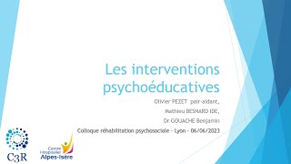 5 Psychoéducation [upl. by Conrado826]