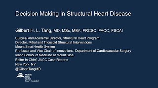 Decision Making in Structural Heart Disease aortic mitral tricuspid multivalve [upl. by Nnaeel404]