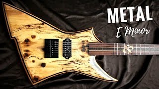 Wild Majestic Metal  Guitar Backing Track Jam in E Minor [upl. by Tigges]