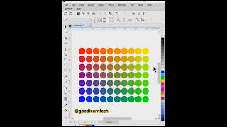Multiple Circle Blend in Coreldraw  coreldraw multiple circle tricks [upl. by Ayek756]