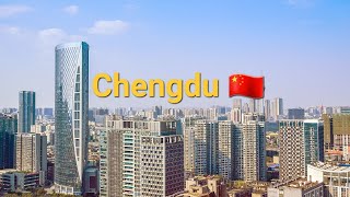 Chengdu China 4k Drone Footage [upl. by Eirret]