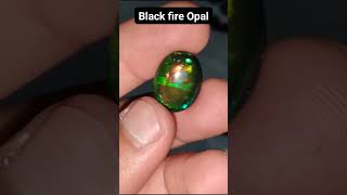 Natural Black Opal Top quality  high fires🔥🔥in Black Opal blackopal naturalopal opal gemstone [upl. by Flanagan679]