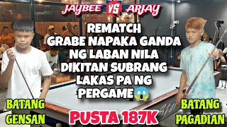 REMATCH 187K  Jaybee Sucal Vs Arjay Pagadian  Parehas 10Ball General Santos City [upl. by Bowen]