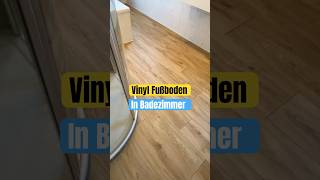 Vinyl verlegen in Badezimmer bodenleger handwerk vinylefloor homerenovation vinyl hamburg [upl. by Aitam]