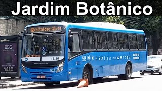 Jardim Botânico  ônibus urbanos em movimentação  bairro carioca  Parque Lage Zona Sul Carioca [upl. by Eastlake]