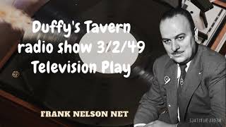 Duffys Tavern radio show 3249 Television Play  Frank Nelson [upl. by Abra]