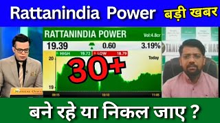 Rattanindia Power share latest news today Rattanindia power share news Today Target price [upl. by Ludwig]