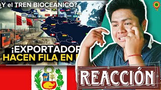 BOLIVIANO REACCIONA A ¿Y el TREN 🇵🇪Bioceánico Exportadores de Sudamérica ya hacen FILA en Perú [upl. by Leak]