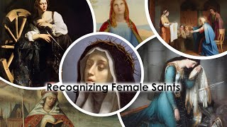 Identifying Female Saints in Art History [upl. by Ytomit]