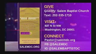 Salem Baptist Church Worship Service [upl. by Novah]