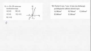 Riyaziyyat 2015 ci il 1 ci qrup qebul suallarinin helli 2 ci hisse [upl. by Fionnula]