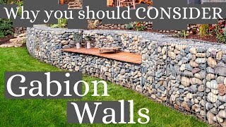 Gabion Retaining Walls INEXPENSIVE amp SUPER COOL [upl. by Ingalls659]