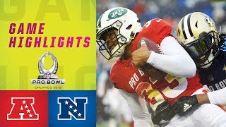 AFC vs NFC Pro Bowl Highlights  2019 Pro Bowl [upl. by Eirac]