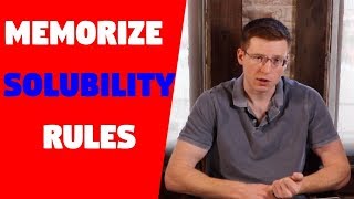 Trick for Memorizing Solubility Rules [upl. by Hofmann390]