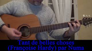 Tant de belles choses Françoise Hardy cover guitare voix 2004 [upl. by Quigley]