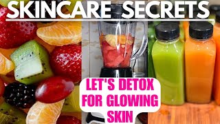 SKINCARE TIPSDETOX JUICE 37 days CLEANSE for Clear skin skincare skincaretips juices [upl. by Pierro]