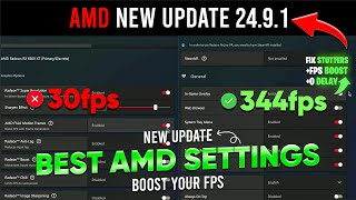 AMD Software Adrenalin Edition 2491 ✅  AMD New Update 2491  Best AMD Settings For Gaming [upl. by Odelle764]