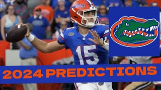 Florida Football 2024 Predictions [upl. by Sillsby]