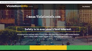 Violationinfocom  is it a scam or legit site to pay for violation [upl. by Aihsoem]