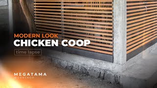 Modern Look Minimalist Chicken Coop Design  TIME LAPSE Build  EP 14 [upl. by Baggs502]