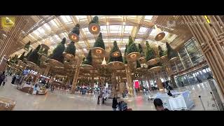 Kempegowda International Airport Bengaluru  India  2024 insta360 insta360x3 emirates [upl. by Nylaehs]