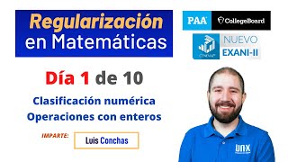 Día 1  Clasificación numérica y operaciones básicas  Matemáticas [upl. by Hareehahs680]