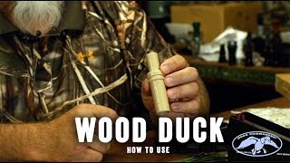 Duck Commander Wood Duck Call Howto Video [upl. by Porta462]