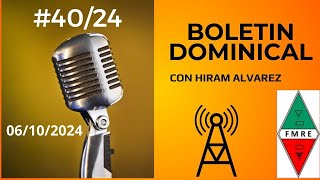 4024 Boletín Dominical XE1AQY Federación Mexicana de Radio Experimentadores [upl. by Ahseena]