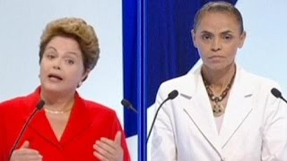 Brasile Rousseff arranca e attacca Silva [upl. by Bradshaw]