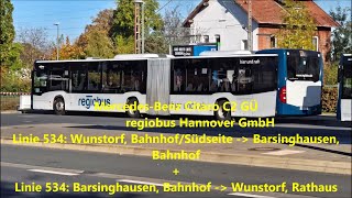 Sound  MercedesBenz Citaro C2 GÜ  regiobus Hannover GmbH  HRH 776 [upl. by Demy]