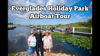 Everglades Holiday Park  Florida  Airboat Tour [upl. by Nauqad]