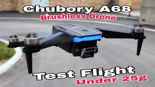 Chubory A68 Mini Drone Test Flight Brushless under 250g Beginner drone from Amazon [upl. by Boland]