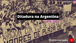 Resumo relâmpago  Ditadura Militar 19761983 na Argentina [upl. by Asirac693]