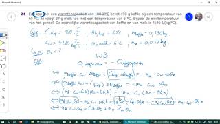 11b WARMTELEER oplossing oefening 24 [upl. by Allare]